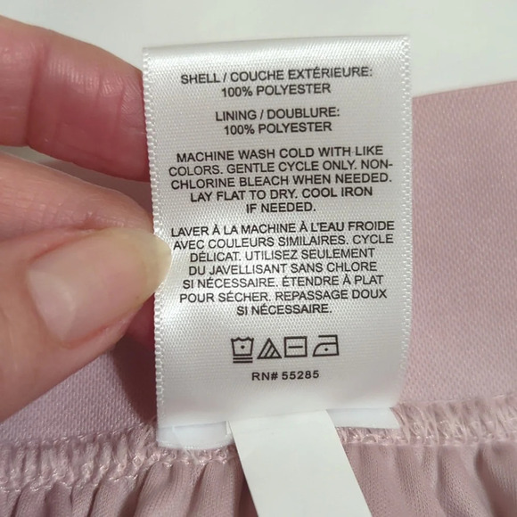 NWT Express Tulle Midi Length Skirt, Color Pink/White Size M - Picture 12 of 13